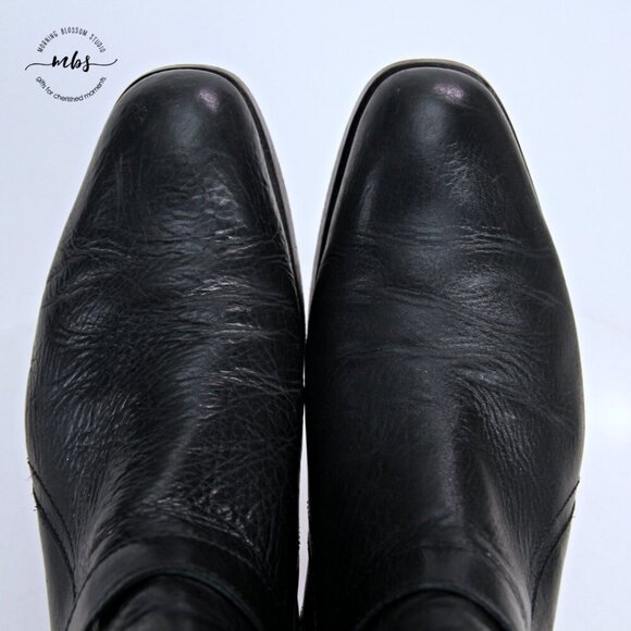 Donald J. Pliner Zaccaro Ankle Leather Boots Black Men 9 - Picture 10 of 14